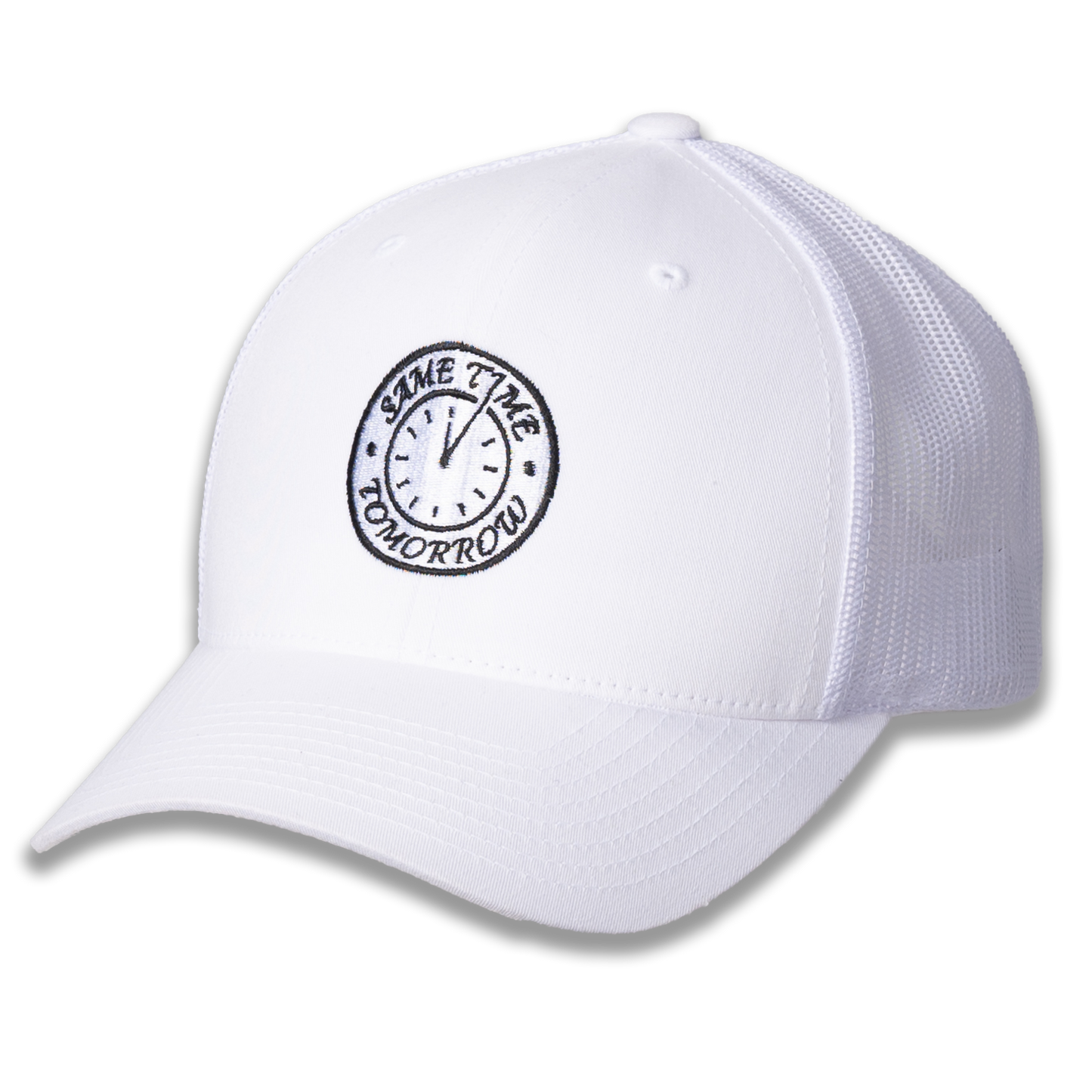 "12:05" Trucker Snapback - White